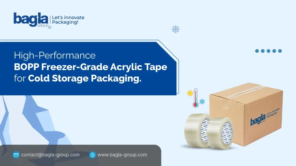 BOPP Freezer-Grade Acrylic Tape
